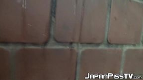 Naughty&#x1F608; Asian girl caught in the act outside