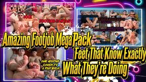 Amazing Footjob Mega Pack - Feet That Know Exactly What They’re Doing