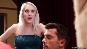 ”Dominant blonde share meat with step sister”