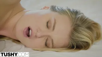 Blonde Bombshell Takes Ex's Massive Cock in Rough Anal Creampie Session