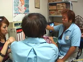 Mitsu Anno Naughty Asian doll gives a deep and sensual blowjob while shopping