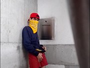 I jerk off on the stairs of my building apartment