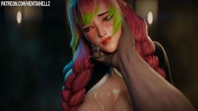 Mitsuri Kanroji Fresh Hentai 3d Animation Demon Slayer Anime
