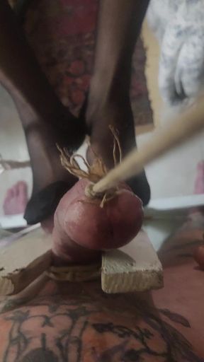 Goode Girl Unholy Crucifix Ballbusting Pt2