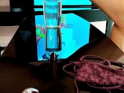 Fuck the bottle 😜 cum inside 🤤 HD 4K 60fps