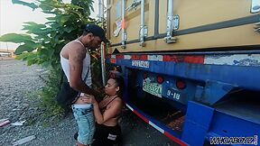 Big Ass Latina Carmela Clutch Outdoor Public Railway Fucking - Hardcore With Cumshot