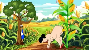 My huge big butt&#x1F351; Indian girl seduced by poor farm worker very rough