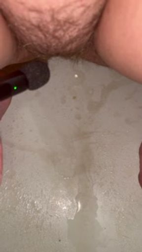 Pissing on microphone