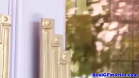 Real housewife facialized after fucking