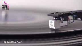 Barefoot in Bed Up Skirt POV