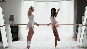 Long and randy girl finds herself in a horny Pas De Deux.