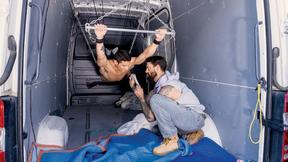 ”University boys Alpha Wolfe & Jim Fit's bareback free time”