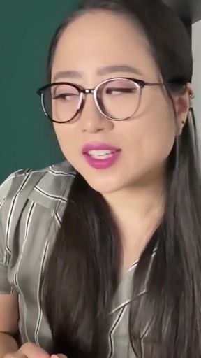 Asian Secretary Treats You to a Late Night Office Blowjob -ASMR   Clip 1