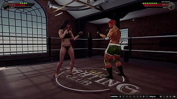 Nanyang VS Aine O&#039_Rackie (Naked Fighter 3D)