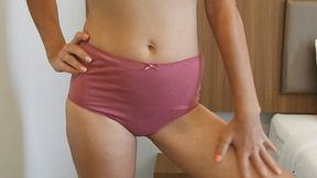 Different Panties Trying on Modelling