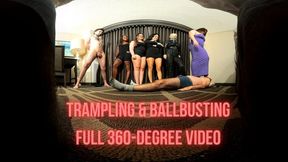 360-DEGREE Trampling & Ballbusting with 5 Dommes!! Goddess Lilith, Jason Ninja, Natalya Vega, Tierra Doll, Sushii Xhyvette, Mistress Loow