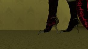 Petite demon girls fuck a guy in the backrooms of VRChat