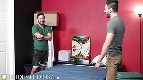 Cute Jock Gets A Blowjob From His New Stepbro