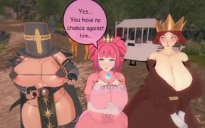 Busty Knight Loses The Fight & Wins Your Dick