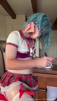 Sissy Anna's Detention Dildo Delight