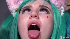 Buttpluged Furry Slut Leyla Lure Loves to Drill Her Pussy