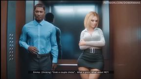 I Fuck My Hot Boss in the Office Elevator