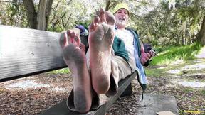 ”Richard Lennox Lets You Experience Foot Fetish In The Park”