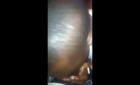 Black couple outside fuck compilation