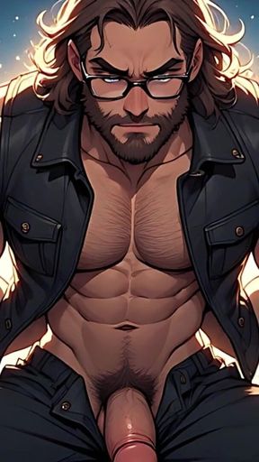 Handsome Hunks Night Beach (ai)