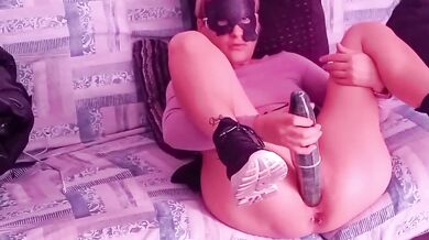 Fence roll My stepsister's husband records me from afar when I'm making a video for my follower