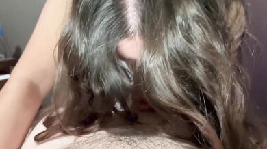 My stepmother’s hands and tits pleasure me raw at home