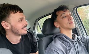 Luke Ryder & Latin Pibe share car sex fantasies in intriguing positions