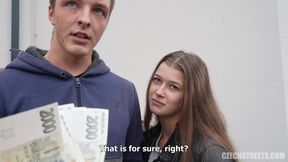 Paja Sold his Euro Girlfriend Olivia Sparkle for cash - amateur reality hardcore