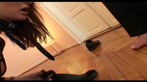 Stacey Saran loves frequenting the dungeon, where there'_s always some kinky action taking...