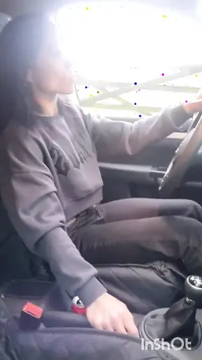 Hot girl helps stranded biker with a perfect blowjob