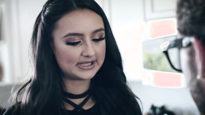Teen girl will have to suck and fuck her stepdad if she wants money