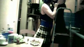 I and my slutty German GF played role games on cam