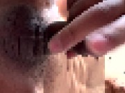 Masturbation from below