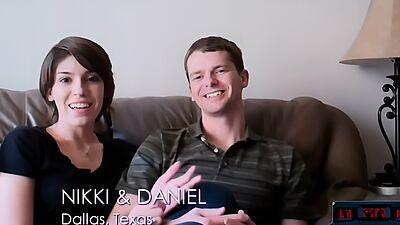 This new amateur swinger couple are natural swingers