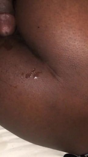 Hot night Sex Woke Bubble Butt  Ebony Teen From The back with morning wood ends in  Hot creampie  in her Tight wet&hellip;   Clip 1