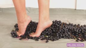 Barefoot Grape Crush - 4K MP4