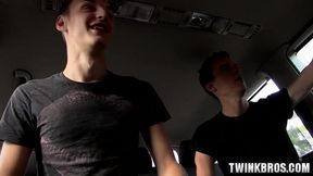 big penis lads 3 way With ball ball butter stream