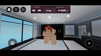 Follando en roblox con desconocida