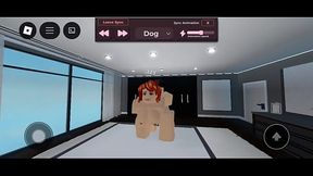 Follando en roblox con desconocida