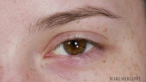 Close Up Eye and Eyelash Worship WMV