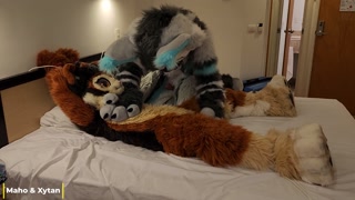 Naughty Husband Plays With Her Little Wife - Dildo Playing And Mursuit - Maho &amp; Xytan