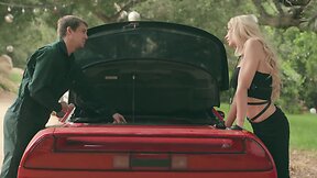 T-Girl aubrey kate showing gia paige around