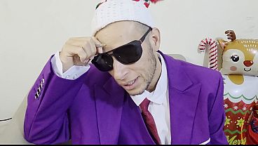 CHRISTMAS SEX - hunk celebrates Christmas with his beautiful, curvy girlfriend