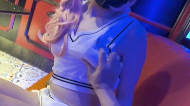 Pink Hair KTV Princess Choked Blowjob Creampie Reverse Cowgirl Destroyed