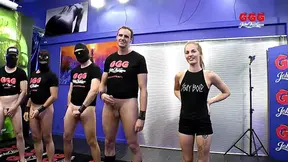 Cute German girl gives happy ending to cocky stud